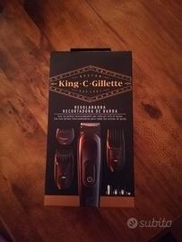 GILLETTE KING C. KIT PROFESSIONALE REGOLABARBA UOM