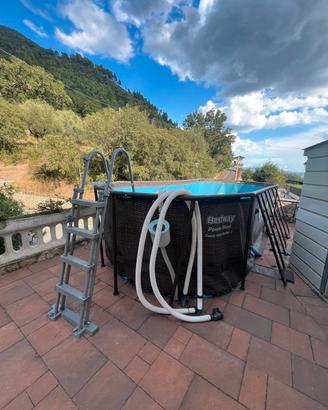 piscina fuori terra ovale  Bestway Power Steel 