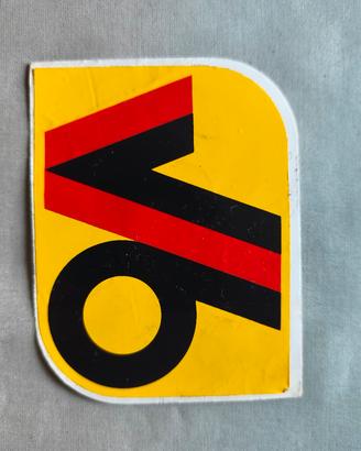 Adesivo skateboard anni 70