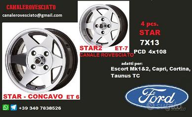 Cerchi star 7x13 4x108 ford peugeot citroen saab