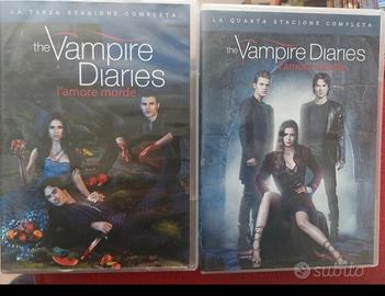 DVD-The Vampire diaries terza e quarta stagione.