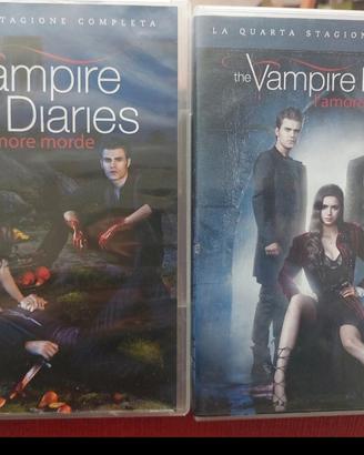 DVD-The Vampire diaries terza e quarta stagione.