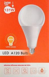 Lampadina Led E27 (passo grande) 24w Lumen 2000