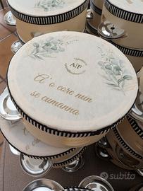 Tamburelli 10 cm personalizzati