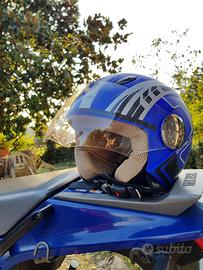 Casco moto jet