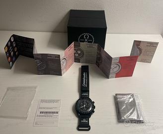 Omega x Swatch mission to the moon nero