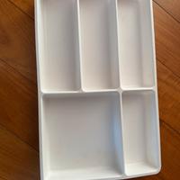 Organizer IKEA da scrivania o cassetto – bianco