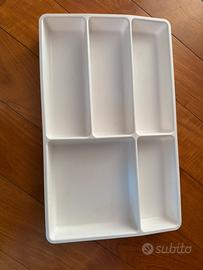 Organizer IKEA da scrivania o cassetto – bianco