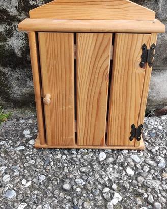 Portachiavi da parete in legno