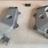Coppia staffe protezione telaio honda hornet 600