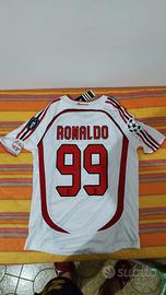 maglia calcio nuova vintage Ronaldo Milan M L XL 
