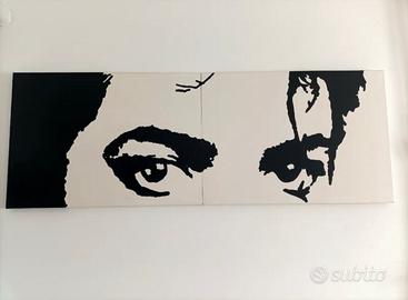 quadro Michael Jackson - 2 tele