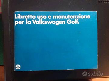 Libretto uso e manutenzione Volkswagen Golf 1/1979