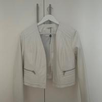 Giacca nuova bianca ecopelle