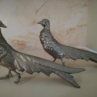 statuette Peacock Giappone anni 50 