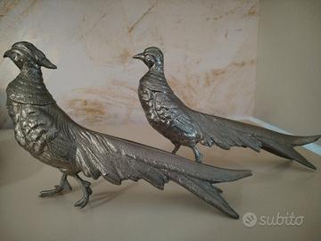 statuette Peacock Giappone anni 50 