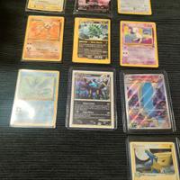 lotto carte Pokemon vintage miste