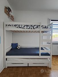 Letto a castello (x 3) in legno