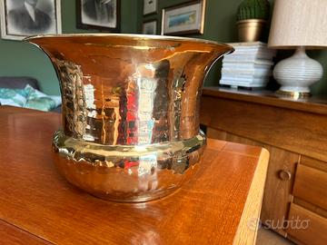 Portavaso in ottone