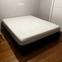 NORDLI Struttura letto con cassetti 160x200