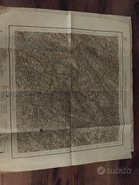 Mappa IGM San Marcello Pistoiese e Appennino 1927