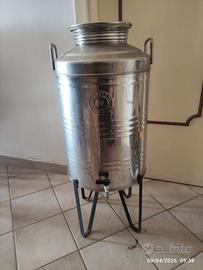 fusto per l'olio 50l con rubinetto e piedini