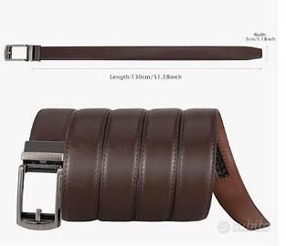 Cintura uomo con fibbia automatica