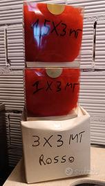 lotto tulle rosso misure in foto