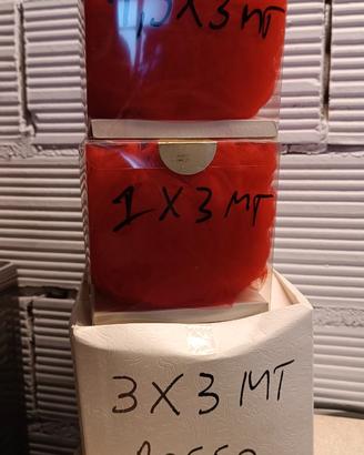 lotto tulle rosso misure in foto