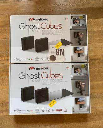 Meliconi Ghost Cubes Shelf Nero-Sistema Copricavi