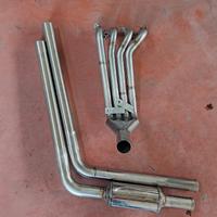 Scarico 4 in 1 A112 abarth Terminale sottoporta 