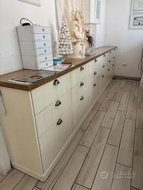 6 cassettiere IKEA METOD 360 cm, 18 cassetti