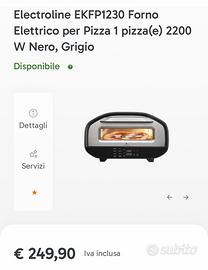 Forno elettrico per pizza
