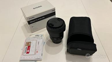 Sigma 35mm F1.4 DG DN attacco Sony
