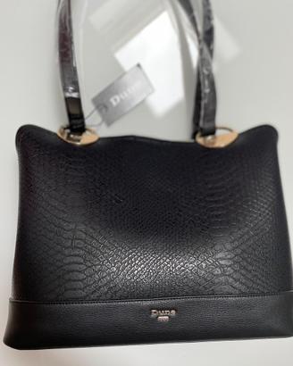 Borsa nera donna pelle Dune London