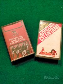 COPPIA DI AUDIOCASSETTE DI ADRIANO CELENTANO  