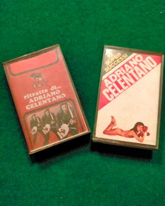 COPPIA DI AUDIOCASSETTE DI ADRIANO CELENTANO  