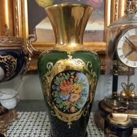 antico vaso vetro murano lavorazione tre fuochi 