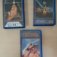 Trilogia Guerre Stellari (Star Wars) VHS "RARO"