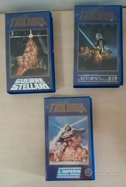 Trilogia Guerre Stellari (Star Wars) VHS "RARO"