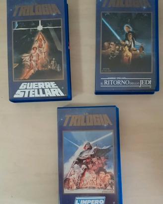 Trilogia Guerre Stellari (Star Wars) VHS "RARO"
