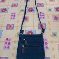 Borsa a Tracolla Donna in tessuto denim,cm 20x22