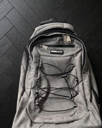 🎒 Zaino Trolley TintaUnita - Grigio .