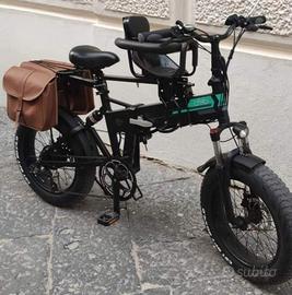 seggiolino con staffa fatbike