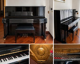 Pianoforte Young Chang E-118 nero lucido,mai usato