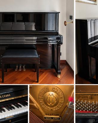 Pianoforte Young Chang E-118 nero lucido,mai usato
