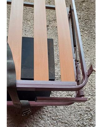 Kit rete letto singolo a ribalta orizzontale con m