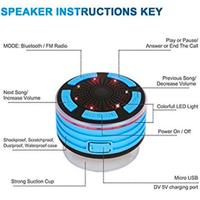 HAISSKY Altoparlante Bluetooth Impermeabile Doccia