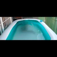 Piscina gonfiabile + depuratore + telo