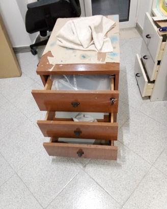 cassettiera per scrivania o da sola